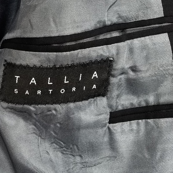 Tallia Sartoria Sabia Pure Worsted Wool Sport Coat - Picture 4 of 6